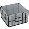 Load image into Gallery viewer, Whelping Box for Dogs and Puppies, 4 Panel Whelping Pen with Washable Whelping Pad, Wind-Resistant Cloth, Lockable Door, Dog Playpen for Indoor, Outdoor, for Small and Medium Breeds
