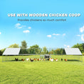 Load image into Gallery viewer, Large Chicken Coop Metal Chicken Run with Waterproof and Anti-UV Cover, Spire Shaped Walk in Fence Cage Hen House for 30-40 Hens, for Outdoor Yard Farm, 1" Tube Diameter, 33' x 10' x 6.4'

