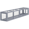 Load image into Gallery viewer, Outdoor Cat Tunnel with Extendable Design, 79" L Wooden Cat Run with Weather Protection, Connecting Inside and Outside, for Deck Patios, Balconies, Dark Gray
