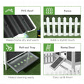 Load image into Gallery viewer, 68" Wooden Chicken Coop, Outdoor Rabbit Hutch with Run, Tray, Nesting Box, Removable Tray, Fence for 3-4 Chicken, Bunnies, Ducks, Charcoal Grey
