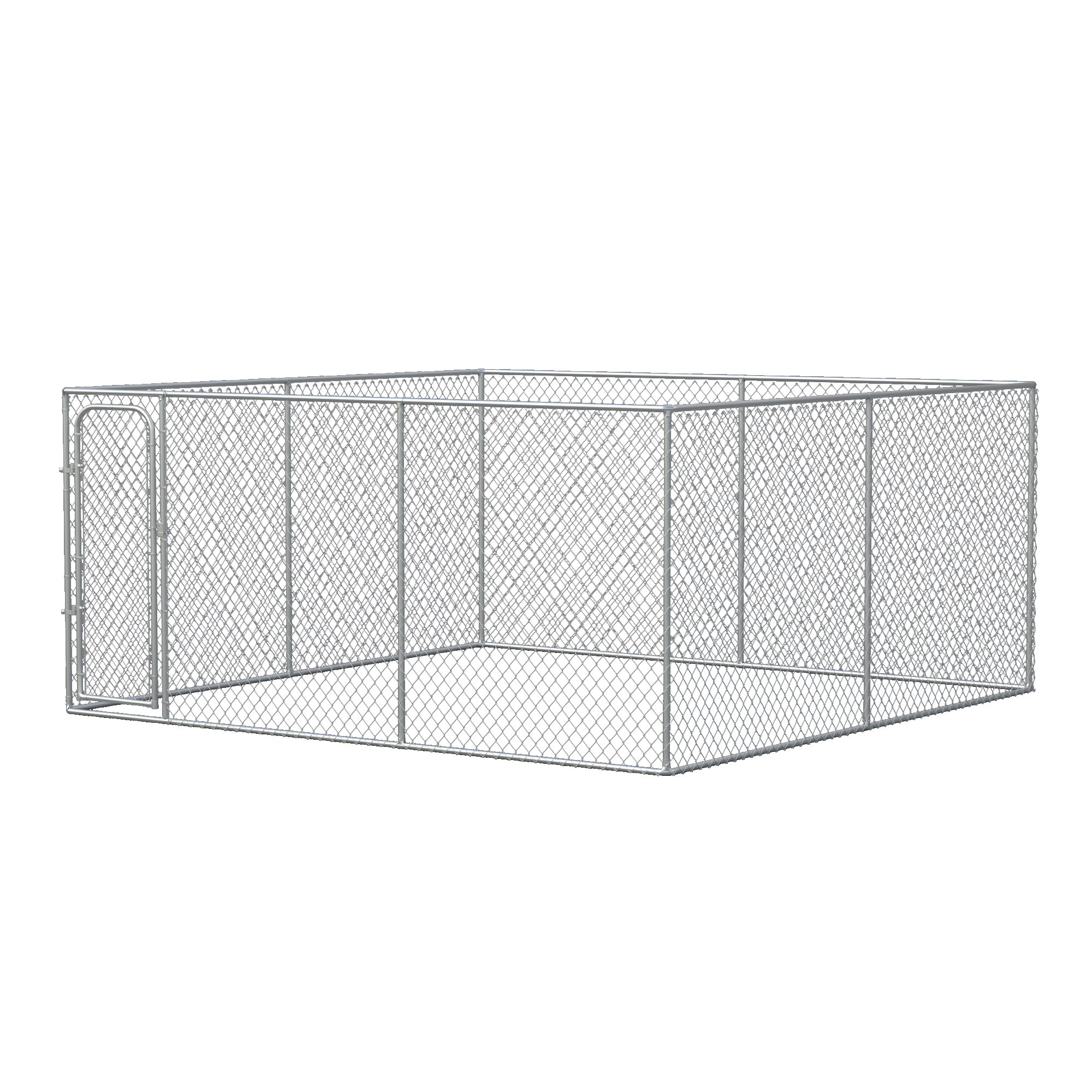 172 Sq. Ft. Dog Playpen Outdoor, Walk-in Dog Run Kennel Puppy Exercise Pen with Galvanized Steel Frame, for Small and Medium Dogs, 13' x 13' x 6'