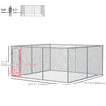 Load image into Gallery viewer, 172 Sq. Ft. Dog Playpen Outdoor, Walk-in Dog Run Kennel Puppy Exercise Pen with Galvanized Steel Frame, for Small and Medium Dogs, 13' x 13' x 6'
