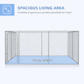 Load image into Gallery viewer, 172 Sq. Ft. Dog Playpen Outdoor, Walk-in Dog Run Kennel Puppy Exercise Pen with Galvanized Steel Frame, for Small and Medium Dogs, 13' x 13' x 6'
