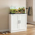 Load image into Gallery viewer, Fish Tank Stand, 20-29 Gallon Aquarium Stand with Power Outlets, Cabinet Storage and Anti-Tip Kit, Wooden Aquarium Cabinet for Home, Living Room, 78 x 35 x 80 cm, White

