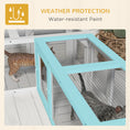 Load image into Gallery viewer, PawHut Cat Tunnel Outdoor, Wooden Cat Tube with Combinable Design, 8 Doors, 98" Cat Toys for Kitty, Puppy, Pet, House, Window, Cage, White
