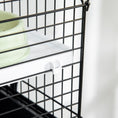 Load image into Gallery viewer, PawHut Two-Story Small Animal Cage Removable from Stand, Guinea Pig Cage, Hedgehog Cage, Chinchilla Cage, Ferret, with Shelf & Wheels, Pet Habitat, 33" x 18.5" x 35", Charcoal Gray
