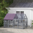 Load image into Gallery viewer, Catio Outdoor Cat Enclosure Wooden Feral House with Weatherproof Canopy, Bridges, Resting Boxes, Platforms, for 3-6 Cats, Grey
