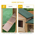 Load image into Gallery viewer, PawHut 83" L Outdoor Rabbit Hutch with Double Runs, Large Guinea Pig Cage Indoor, Wooden Bunny Hutch with Weatherproof Roof, Removable Tray, Ramps, Natural
