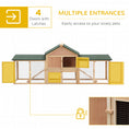 Load image into Gallery viewer, Large Rabbit Hutch Outdoor Wooden Guinea Pig Hutch with Run, 2 Storey Bunny House 210 x 45.5 x 84.5 cm
