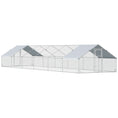 Load image into Gallery viewer, Large Chicken Coop Metal Chicken Run with Waterproof and Anti-UV Cover, Spire Shaped Walk in Fence Cage Hen House for Outdoor and Yard Farm Use, 1" Tube Diameter, 39' x 10' x 6.4'
