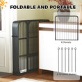 Load image into Gallery viewer, Dog Pen, 6 Panel Puppy Pen, Steel Dog Playpen, for Small Breeds, 60cm Tall, Black

