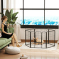 Load image into Gallery viewer, Dog Pen, 6 Panel Puppy Pen, Steel Dog Playpen, for Small Breeds, 60cm Tall, Black
