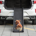 Load image into Gallery viewer, Foldable Pet Ramp Dog Car Ramp for SUVs, Cars - Black
