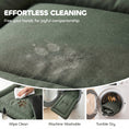 Load image into Gallery viewer, Waterproof Dog Bed, Foldable Pet Bed with Anti-Slip Bottom, Oxford Fabric, Machine Washable, Scratch Resistant Outdoor for Large Dogs and Cats, 130L x 85W x 7H cm, Green

