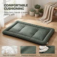 Load image into Gallery viewer, Waterproof Dog Bed, Foldable Pet Bed with Anti-Slip Bottom, Oxford Fabric, Machine Washable, Scratch Resistant Outdoor for Large Dogs and Cats, 130L x 85W x 7H cm, Green
