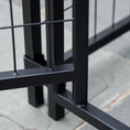 Load image into Gallery viewer, 6' x 4' x 6' Large Outdoor Dog Kennel Run Steel Fence with UV-Resistant Oxford Cloth Roof & Secure Lock
