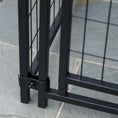 Load image into Gallery viewer, 6' x 4' x 6' Large Outdoor Dog Kennel Run Steel Fence with UV-Resistant Oxford Cloth Roof & Secure Lock
