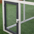 Load image into Gallery viewer, Chicken Coop with Run Wooden Hen House Pet Poultry Coops Cages Small Animal Outdoor Pen with Nesting Box 166 x 124 x 112cm
