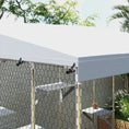 Load image into Gallery viewer, PawHut 79" Large Catio Outdoor Cat Enclosure, Galvanized Steel Outdoor Cat House with 420D Waterproof Canopy for 1-3 Large Cat, Walk-in Cat Cage with Sleeping Box, Jumping Platforms, Silver
