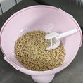 Load image into Gallery viewer, Large Cat Litter Box, Hooded Cat Litter Tray with Lid, Scoop, Top Handle, Front Entrance, 53 x 51 x 48cm - Pink
