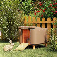 Load image into Gallery viewer, Rabbit Hutch Cover, Guinea Pig Hutch Cover, for Model X-D2-0047 & Similar Models, 43 x 52 x 37cm, Brown
