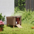 Load image into Gallery viewer, Rabbit Hutch Cover, Guinea Pig Hutch Cover, for Model X-D2-0047 & Similar Models, 43 x 52 x 37cm, Brown
