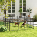 Load image into Gallery viewer, Dog Playpen, Wide 31.5"W Heavy-Duty Metal Puppy Play Pen, Pet Exercise Fences for Outside and Indoor, DIY Design with Door for Multiple Dogs, 12 Panels, 39"H
