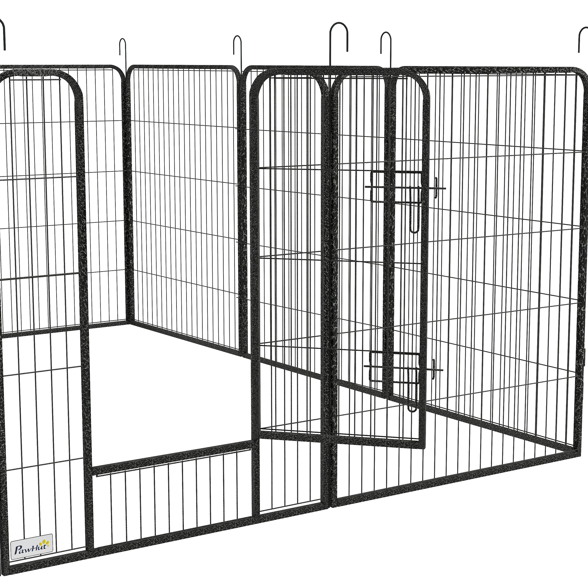 Dog Playpen, Wide 31.5"W Heavy-Duty Metal Puppy Play Pen, Pet Exercise Fences for Outside and Indoor, DIY Design with Door for Multiple Dogs, 12 Panels, 39"H