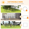 Load image into Gallery viewer, Dog Playpen, Wide 31.5"W Heavy-Duty Metal Puppy Play Pen, Pet Exercise Fences for Outside and Indoor, DIY Design with Door for Multiple Dogs, 12 Panels, 39"H
