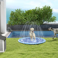 Load image into Gallery viewer, Dog Splash Pad, Pet Sprinkler Mat, Non-Slip Dog Paddling Pool, Foldable Outdoor Sprinkler and Splash Mat Water Play for Garden, Patio, Summer Fun, 170 cm
