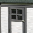Load image into Gallery viewer, Chicken Coop with Chicken Run, Outdoor Hen House Poultry Cage with Nesting Box, Openable Top, 196 x 76 x 97cm, Grey
