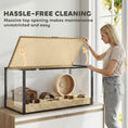 Load image into Gallery viewer, Large Acrylic Hamster Cage, Chewproof Guinea Pig Cage for Small Animal Pets, Transparent Mice and Gerbil Habitat with Openable Top, for Hedgehog, Dwarf Hamster, Rat, Mouse, 41.3" x 20" x 20"
