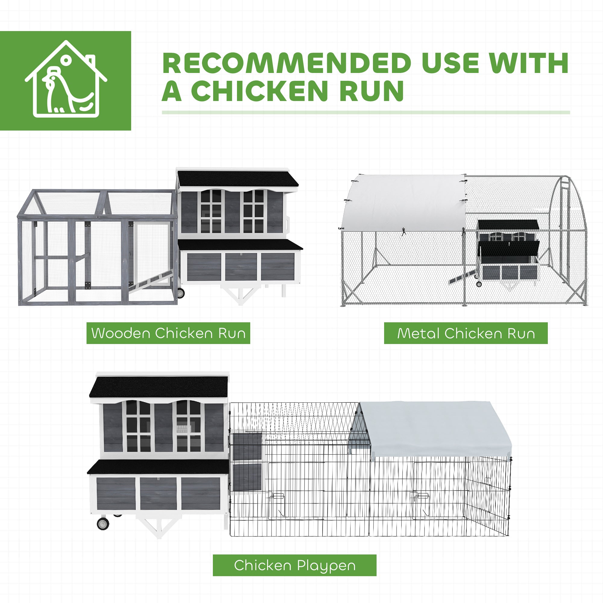 43" Chicken Coop with Wheels, Mobile Chicken House with Nesting Box, Windows, Pull-out Tray, Perches, Wooden Chicken Tractor for 2-4 Hens, Rabbits, for Backyard, Patio, Gray