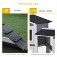 Load image into Gallery viewer, 2-tier Wood Rabbit Hutch Backyard Bunny Cage Small Animal House w/ Ramp and Outdoor Run, Grey
