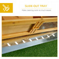 Load image into Gallery viewer, Rabbit Hutch Outdoor Guinea Pig Hutch House Small Animal Bunny Cage w/ Openable Roof, 115 x 44 x 65 cm
