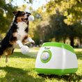 Load image into Gallery viewer, Automatic Dog Ball Launcher, Rechargeable Dog Ball Thrower with Remote Control, 3 Adjustable Distance (39ft/59ft/78ft), 6 ETPU Tennis Fetch Toys 2.5", for Medium Large Breeds, Green
