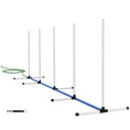 Gallery viewerに画像を読み込む, 2PCs Dog Agility Equipment Set, Dog Agility Kit with Weave Poles, Spray Water Tube, Whistle, Carry Bag, for Outdoor, Backyard, Garden, White
