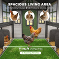 Load image into Gallery viewer, Wooden Chicken Coop, Hen House for 2-4 Hens, Outdoor Playhouse Poultry Cage with 2 Nesting Boxes, Waterproof Roof, Windows, Chicken Hutch for Farm Backyard, 72" x 50" x 54", White
