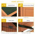 Load image into Gallery viewer, Rabbit Hutch Guinea Pig Hutch Wooden with No-Leak Tray, Asphalt Roof, Antiseptic Wood Outdoor for 1-2 Rabbits 85 x 50 x 80cm - Orange
