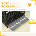 Load image into Gallery viewer, Heavy Duty Steel Dog Crate Kennel Pet Cage with Wheels for Portability and a Door for Convenient Access Anti-Pinching Floor, 40.7"L x 29.5"W x 34.6"H, Black
