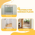 Load image into Gallery viewer, 30"-32" Baby Gate, 30"H Pet Gate with Auto-Close, Two-Way Open, Pressure Mounted for Stair, Doorways and Hallways, White
