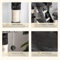 Load image into Gallery viewer, Cat Tower for Large Cats Adult, Floor to Ceiling Cat Tree Adjustable Height 94"-102" Multi-Level with Scratching Posts, Cozy Hammock, Dangling Ball Toy, Grey
