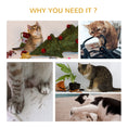 Load image into Gallery viewer, Cat Tree, 17" Small Cat Tower with Jute Scratching Post, Kitten Climbing Activity Centre with Curved Scratching Board, Dangling Ball with Bell, Grey

