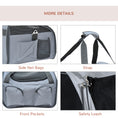 Load image into Gallery viewer, Pet Carrier Folding Bag Car Seat Cat Dog Puppy Kennel Portable Travel Cage Tote Case Mesh Holder House Grey
