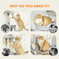 Load image into Gallery viewer, Cat Tree, 76 Inches Large Multi-Level Cat Tower for Indoor Kittens with 8 Scratching Posts, 3 Plush Beds, 2 Hammocks, 2 Large Condos, Ramp, Pompoms, Light Grey
