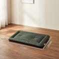 Load image into Gallery viewer, Waterproof Dog Bed, Foldable Pet Bed with Anti-Slip Bottom, Oxford Fabric, Machine Washable, Scratch Resistant Outdoor for Small Dogs and Cats, 90L x 60W x 5H cm, Green
