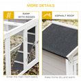 Load image into Gallery viewer, 2 in 1 Rabbit Hutch Outdoor Guinea Pig Hutch Bunny Run Double Main House with Run, No-Leak Tray 259 x 64 x 92cm, Grey
