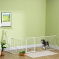 Load image into Gallery viewer, Dog Playpen Indoor, Foldable Pet Fence Puppy Pen for Small Medium Dogs with Door, 5 Panels, 29 Inch Tall, for Stairway, Doorway, Hallway, White
