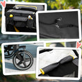 Load image into Gallery viewer, Pet Stroller with Universal Front Wheels, Shock Absorber, One-Click Foldable Dog Cat Carriage with Brakes, Storage Bags, Safety Leash for Large & Medium Dogs, Dark Grey
