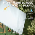 Charger l'image dans la visionneuse de la galerie, Metal Chicken Coop, 9.8 x 11.2 FT Walk-in Chicken Run with Weatherproof UV Cover, Lockable Door, Large Outdoor Poultry Cage for 10-15 Chickens, for Farm Yard Garden, Silver
